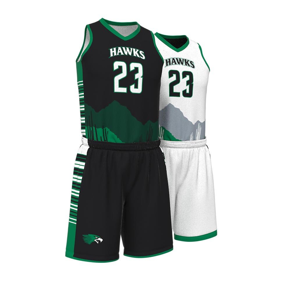 fwwVTdVFT3A3.jpg Basketball Uniform Series Full V-Neck - Image 1