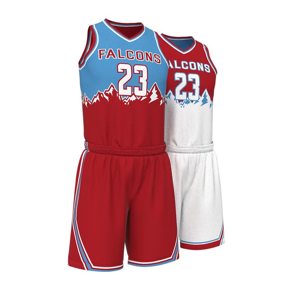 ryJw17UWmcwK.jpg Basketball Uniform Series Full V-Neck - Image 1
