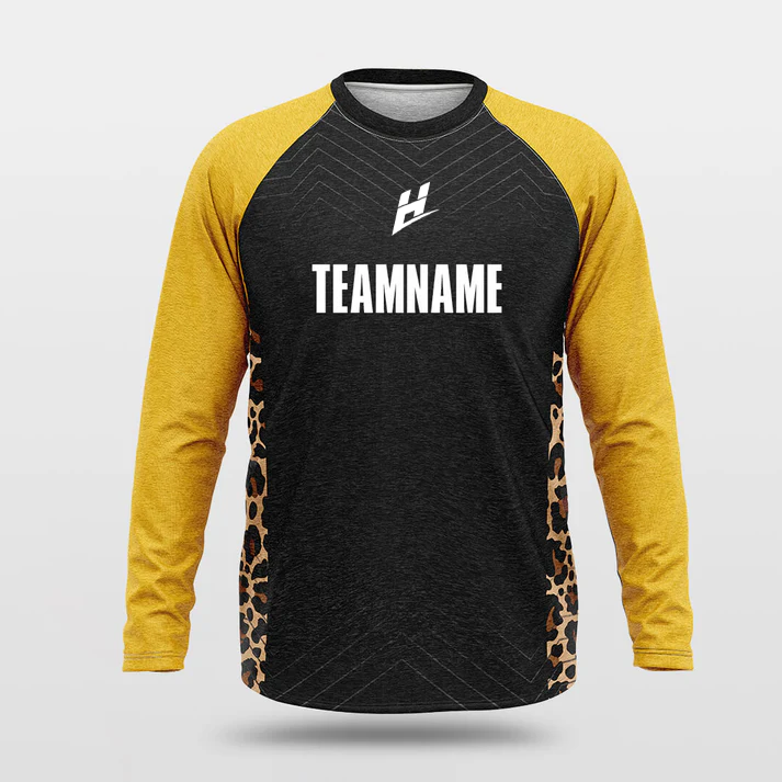 animal-print-long-sleeve-jersey Basketball Shooting Shirt - Image 1